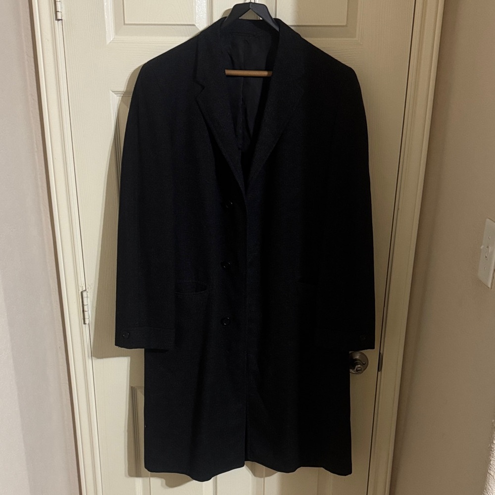 Richman Brothers Black Overcoat